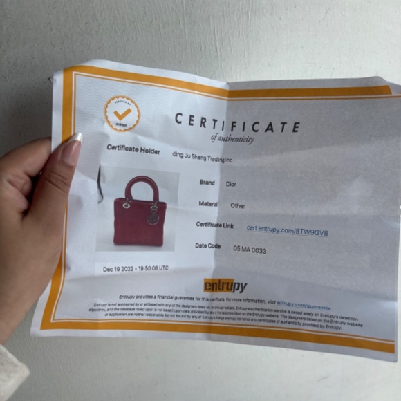 Suede Lady Dior Vintage (READ DESCRIPTION) - Picture 8 of 12